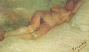Vincent Van Gogh Nude Woman Reclining (nn04) USA oil painting artist
